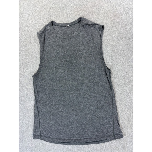 Lululemon Performance TECH Sleeveless Performance Shirt (Men's Large) Gray - Picture 1 of 9